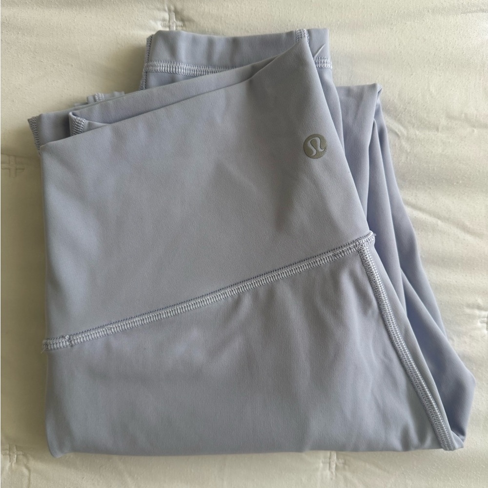 EUC Lululemon Align Leggings 25” length in pastel blue size 8